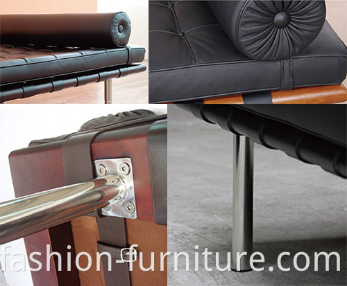 Leather Barcelona Daybed